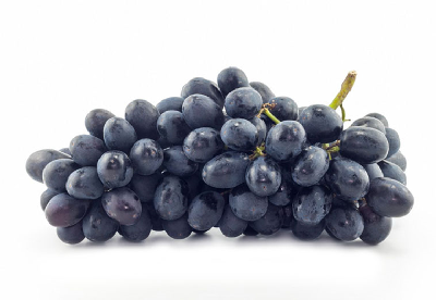 Blauwe pitloze druiven